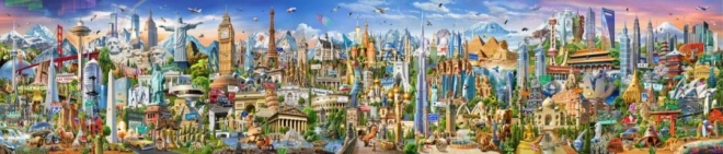 EDUCA Puzzle Die Welt herum 42000 Teile