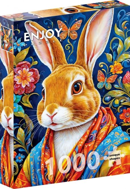 Enjoy Puzzle Glänzender Hase 1000 Teile