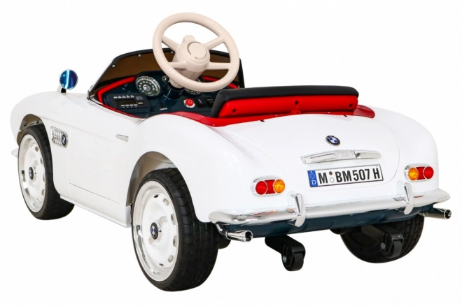 BMW 507 Retro Weißes Fahrzeug