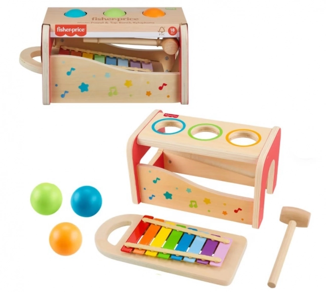 Hölzernes musikalisches Spielzeug Becken