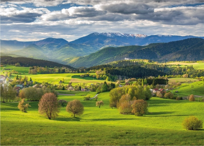 Beeindruckendes Motiv einer Frühlingslandschaft