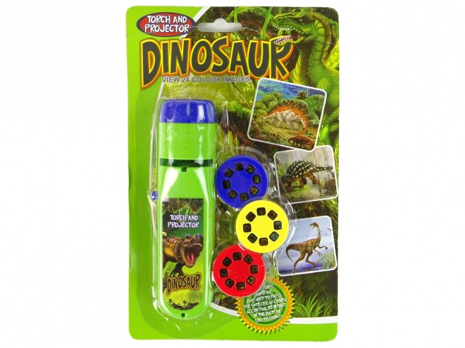 Dinosaurier Projektor Taschenlampe mit 24 Dias