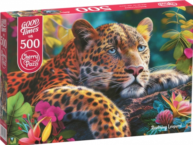 Cherry Pazzi Puzzle Liegender Leopard 500 Teile