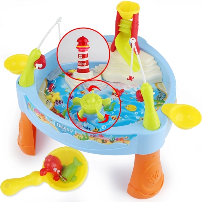 Woopie Wassertisch mit Angeln, Licht und Sound