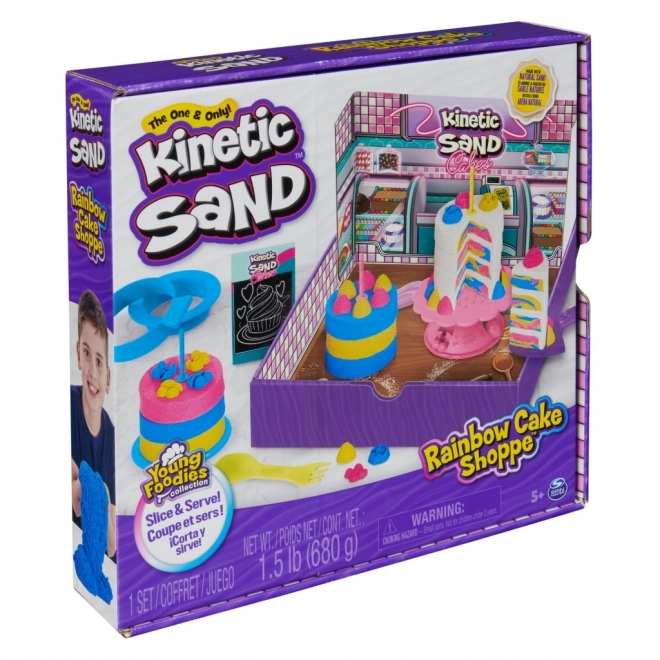 Kinetischer Sand Regenbogen-Konditorei