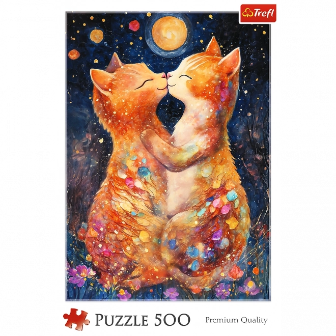 Puzzle 500 Teile – Kuss im Mondschein Trefl