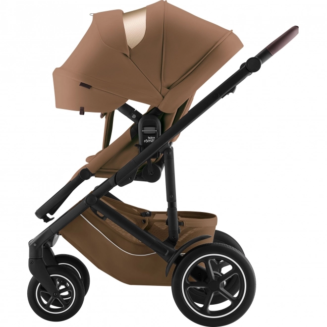 Smile Kinderwagen Set 5Z mit Lux Wanne in Warm Caramel