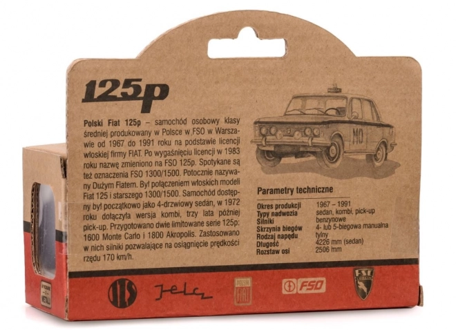 Fiat 125P Modellauto im PRL-Design