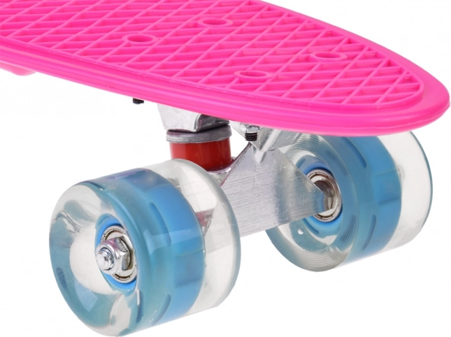 Fiszka-Skateboard mit LED Rollen