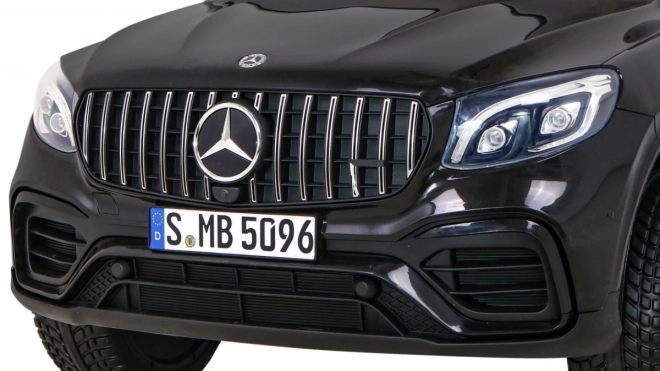Mercedes GLC 63S Kinderauto schwarz + 4x4 + MP4 + LED + Eco-Leder + Sanfter Start + EVA