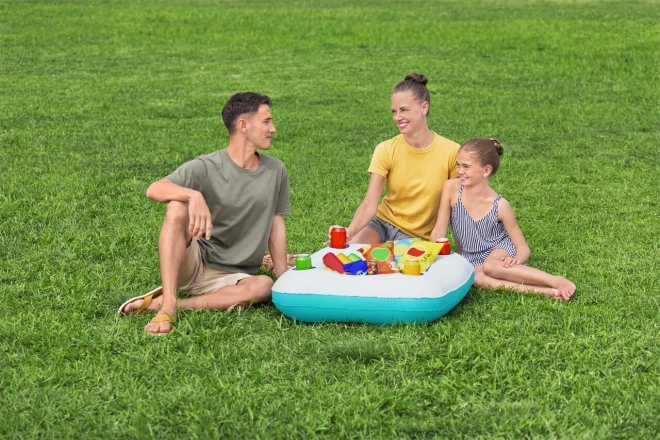 Aufblasbarer Familienpool mit Schwimmendem Getränketisch