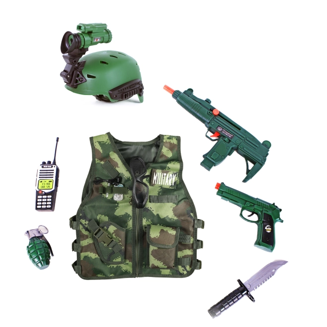 Komplette militärische Ausrüstung