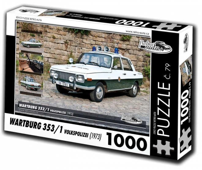 Puzzle RETRO-AUTOS Wartburg 353 Volkspolizei 1000 Teile