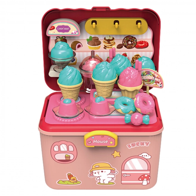 Woopie Eisdiele 2-in-1 Koffer Set
