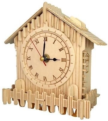 3D Holzpuzzle Uhr