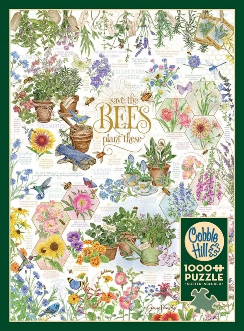 COBBLE HILL Puzzle Rettet die Bienen 1000 Teile