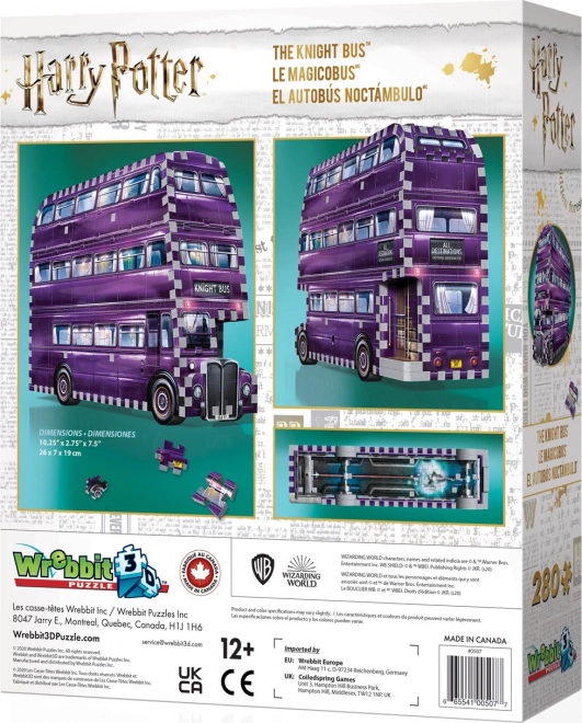 WREBBIT 3D Puzzle Harry Potter: Der Fahrende Ritter