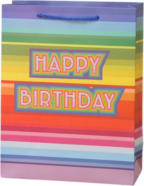 Geschenktasche Happy Birthday 23 x 18 x 10 cm