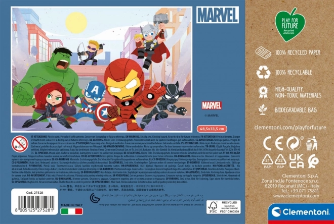 Clementoni Play For Future Puzzle Marvel Avengers