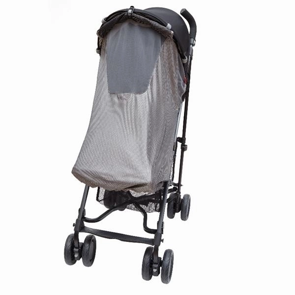 UV-Schutz für Kinderwagen silber