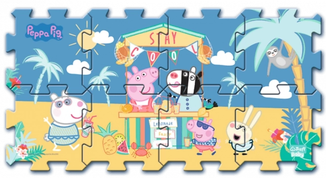 Schaumpuzzle Peppa Pig Sommer