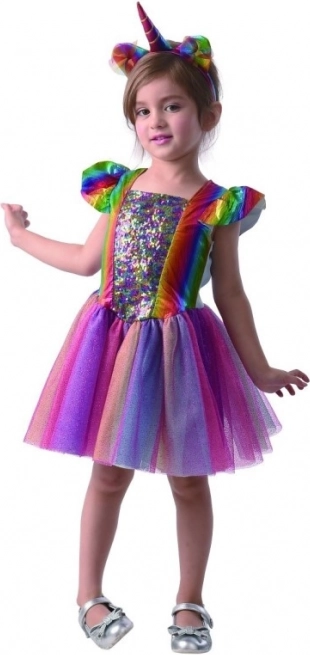 Karnevalskostüm Einhorn für Kinder 92-104 cm