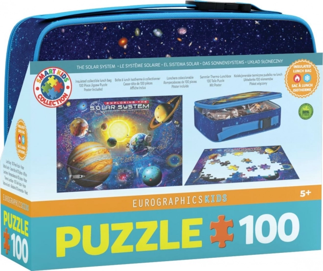 Eurographics Puzzle im Brotdosen-Set Erkundung des Sonnensystems 100 Teile