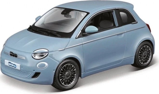 Bburago Fiat 500e Modellauto Blau