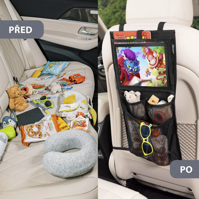 Auto-Rücksitz-Organizer mit Tablet- und Spielzeugtasche