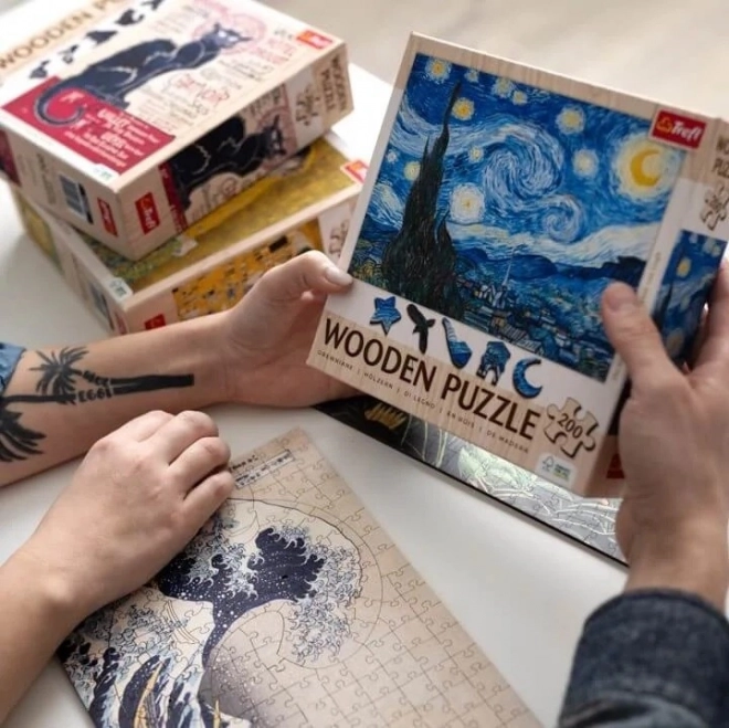 Holz-Puzzle 200 Teile Sternennacht