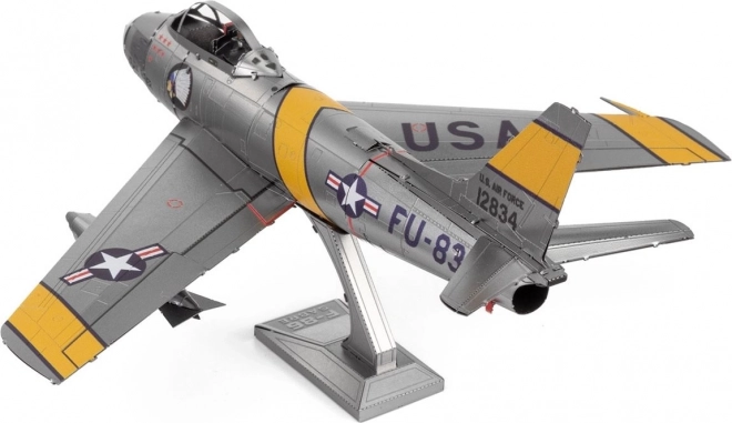 3D-Puzzle Metall Erde - F-86 Sabre