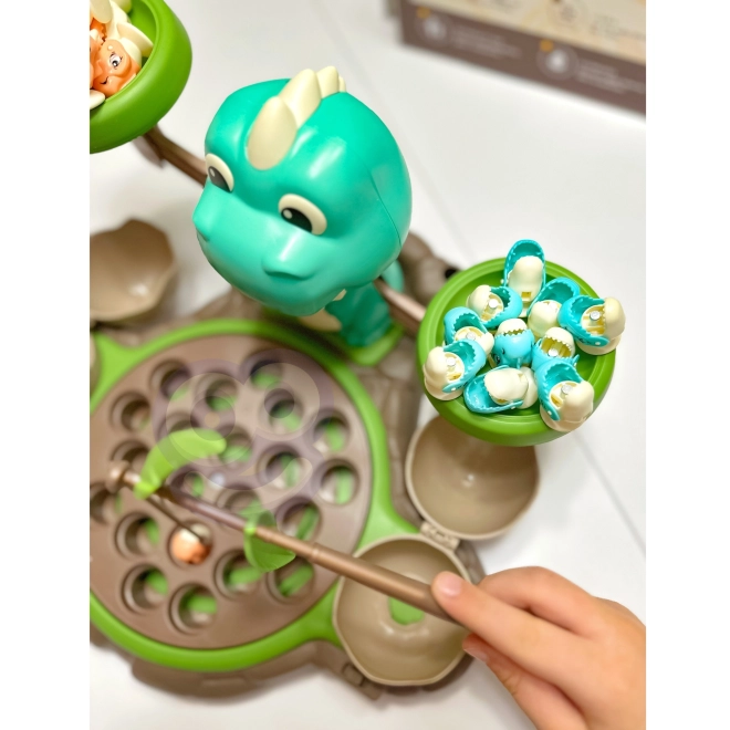 Woopie Lernspiel Dinosaurier Waage und Angelspiel