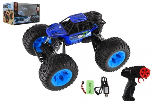 RC Off-Road Auto Blau Mit Fernbedienung