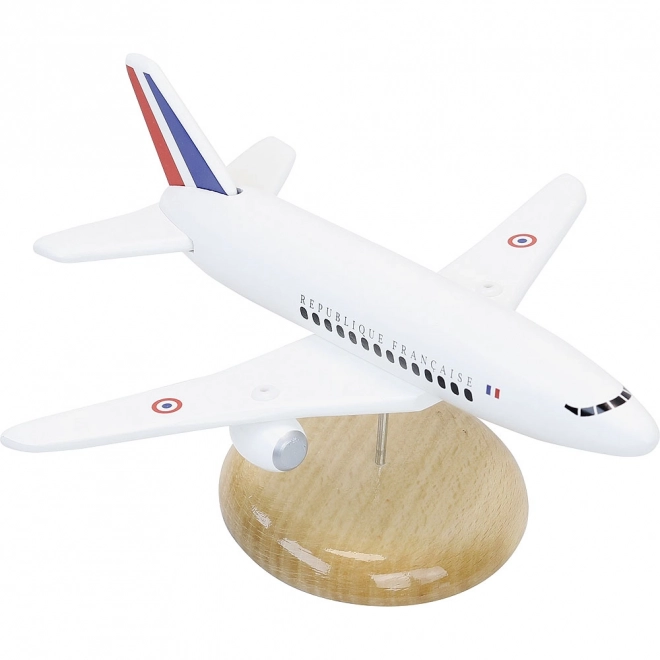 Präsidentenflugzeug Elysee aus Holz