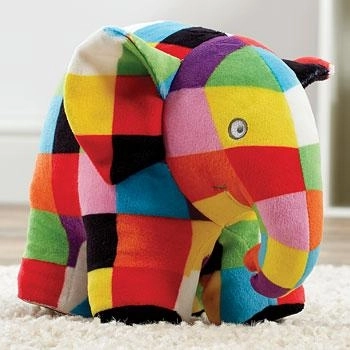 Pädagogisches Elmer der bunte Elefant Kuscheltier