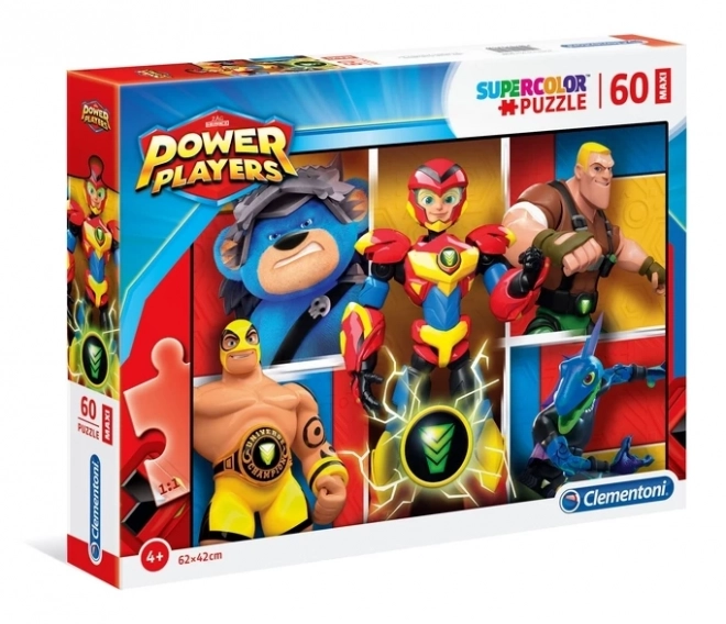 Clementoni Puzzle Power Players Maxi 60 Teile