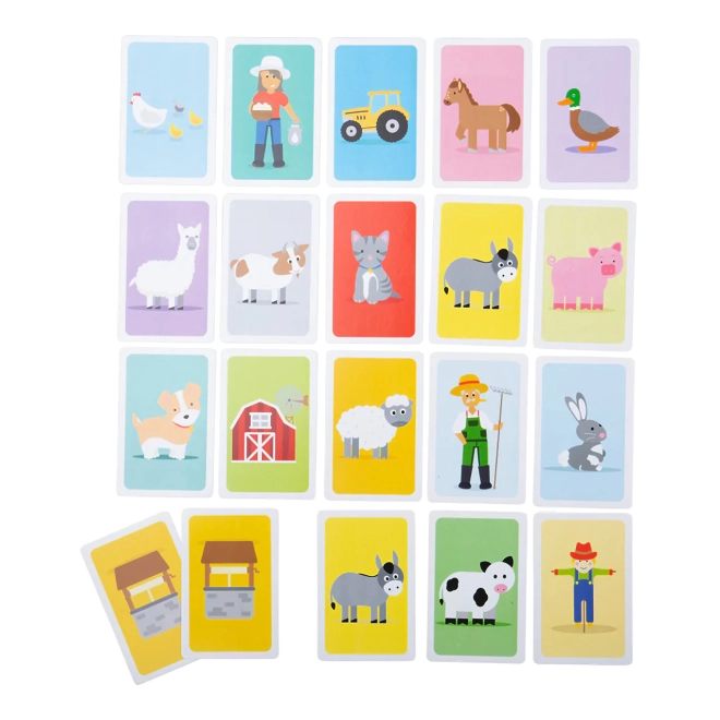 Fröhliche Bauernhof-Illustrationen für die Kleinsten