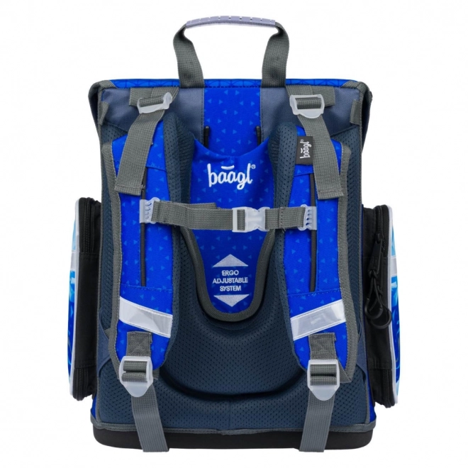 Baagl Schulrucksack Ergo Space Battle