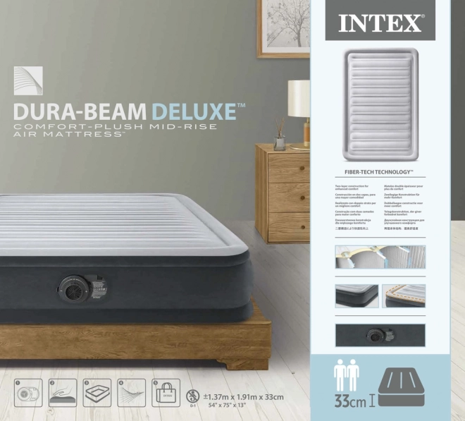 Intex Doppelbettmatratze mit Automatikpumpe