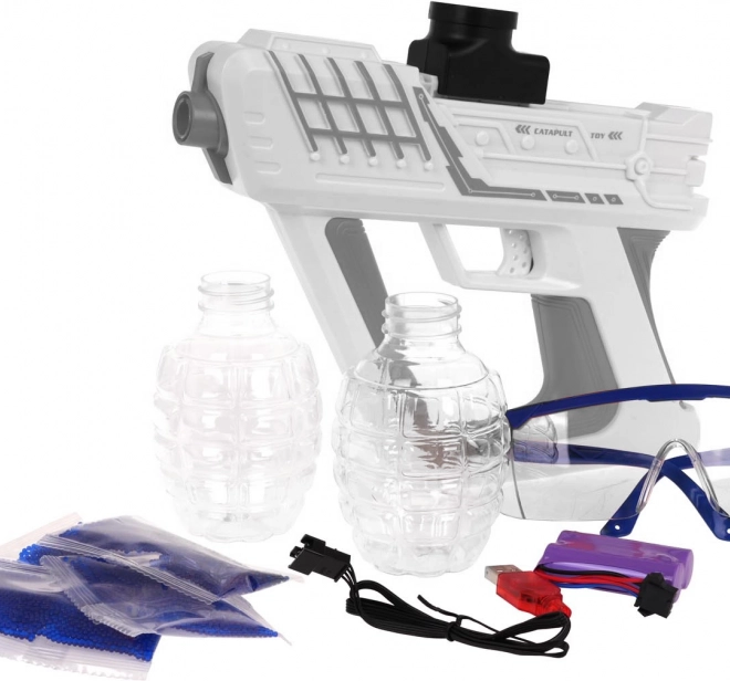 Graues Gel-Pistole Gel Blaster mit Zubehör