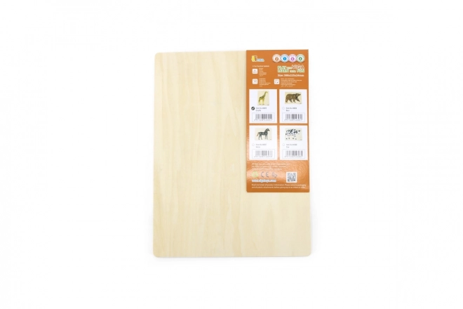 Holzpuzzle Montessori Giraffe