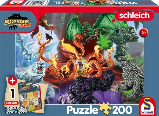 Schmidt Puzzle Eldrador mit Schleich Figur