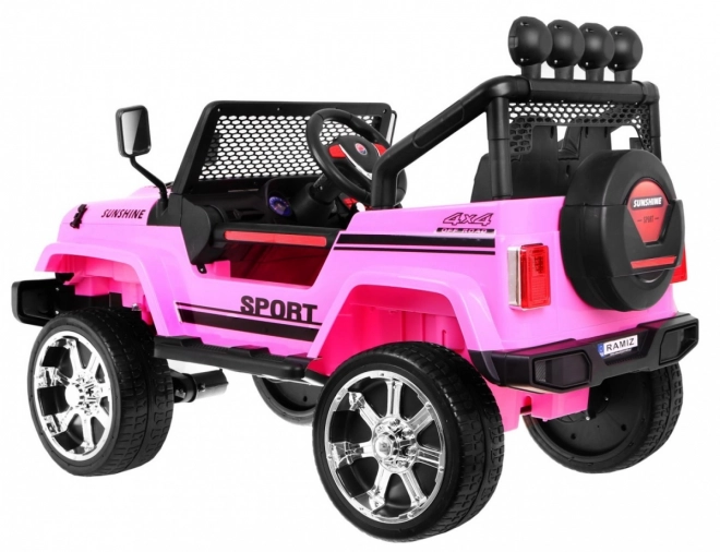 Offroad-Fahrzeug Raptor Drifter pink + Fernsteuerung + Antrieb 4x4 + Stauraum + Sanftanlauf + LED MP3