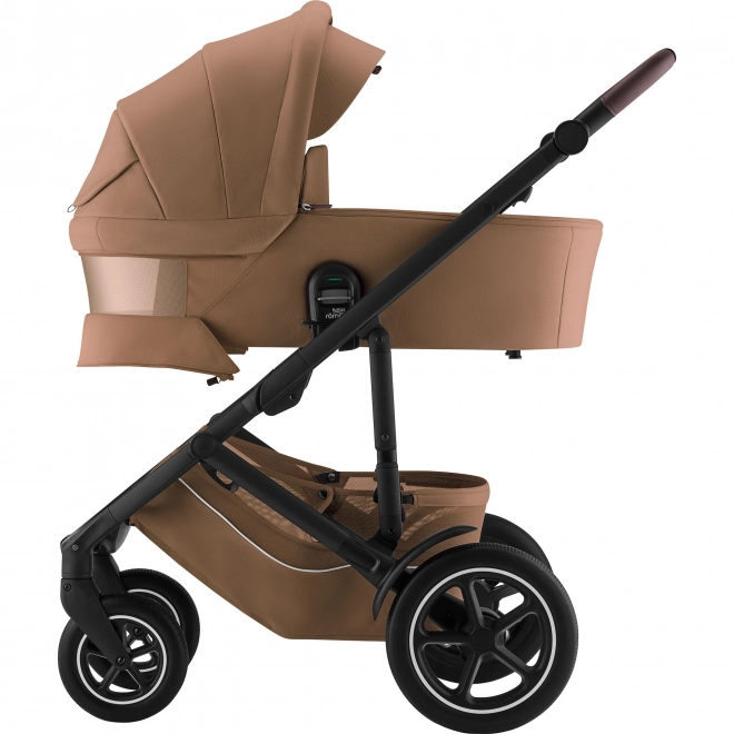 Smile Kinderwagen Set 5Z mit Lux Wanne in Warm Caramel