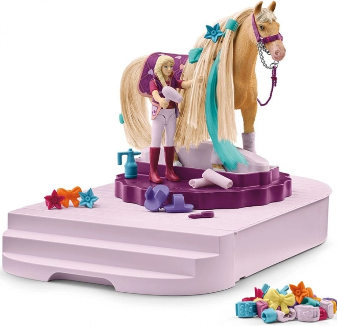Drehstation zur Pferdepflege Schleich Horse Club Sofias Beauties