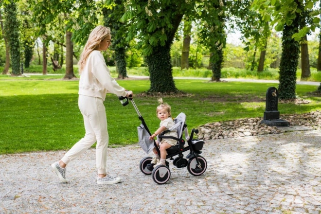 Tretroller 5-in-1 Grau für Jungen und Mädchen