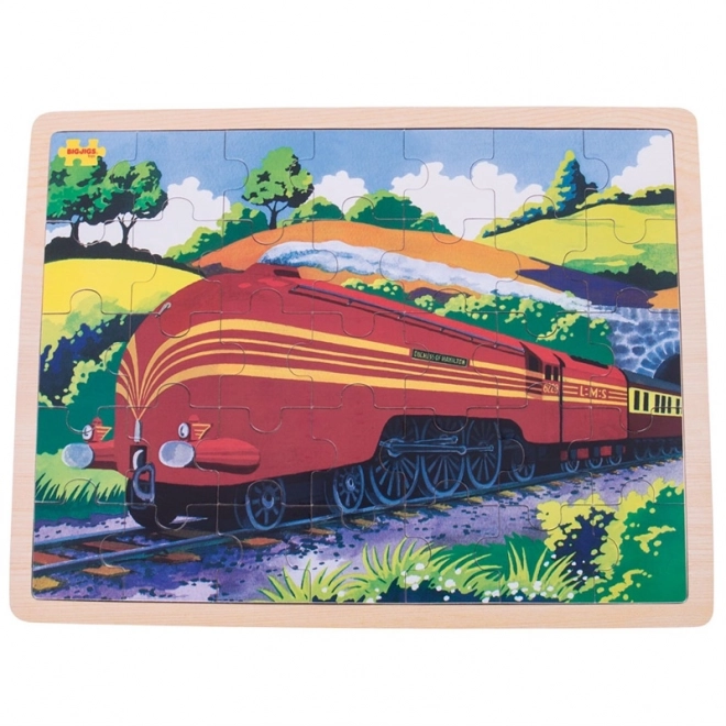 Bigjigs Toys Historisches Zug-Puzzle Herzogin von Hamilton 35 Teile