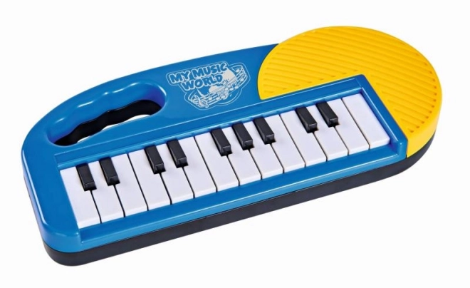 Blaue MMW Kinder-Keyboard mit Griff