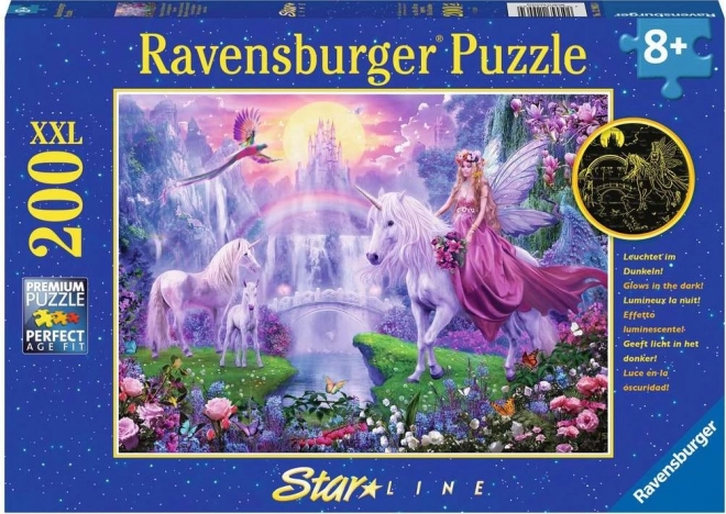 Ravensburger Neon Puzzle Magische Nacht der Einhörner