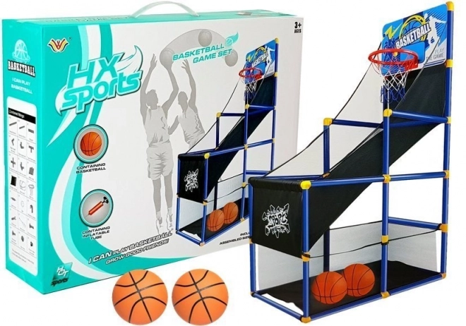 Basketball-Spielset mit Ball und Korb